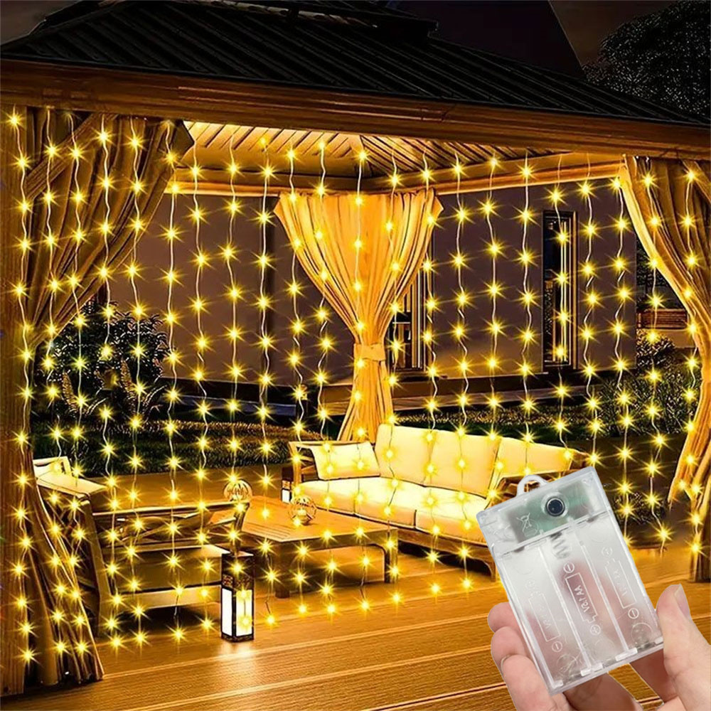 Led Fairy String Lights - 2026 Noel Ev Dekorasyonu Perde LED