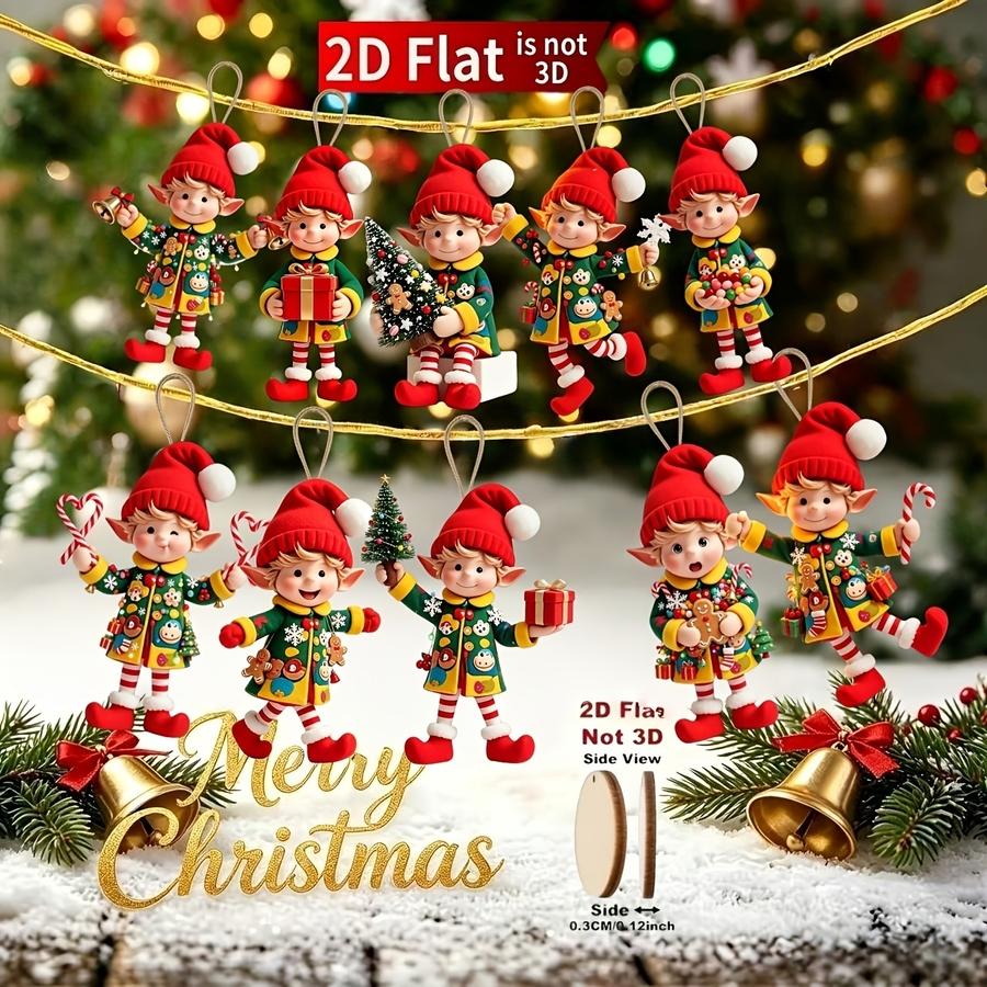 1/5/10/20/50/100 adet 2D Düz,  - Christmas Tree Artificial incelemesi ve fiyatı