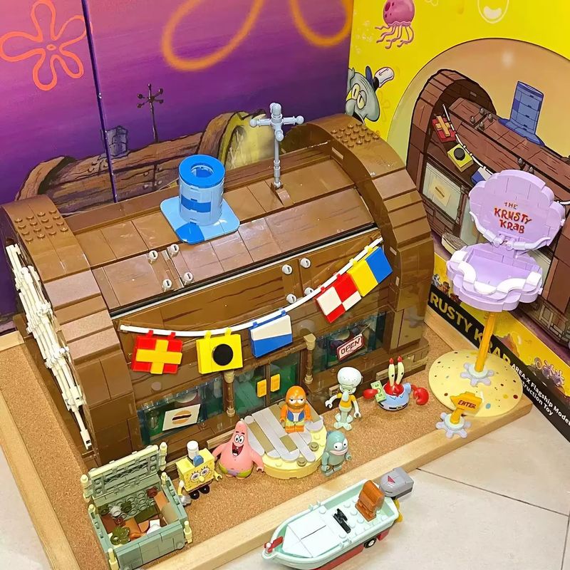 SpongeBob Krusty Krab Area-X Y - Lego Set Technic incelemesi ve fiyatı