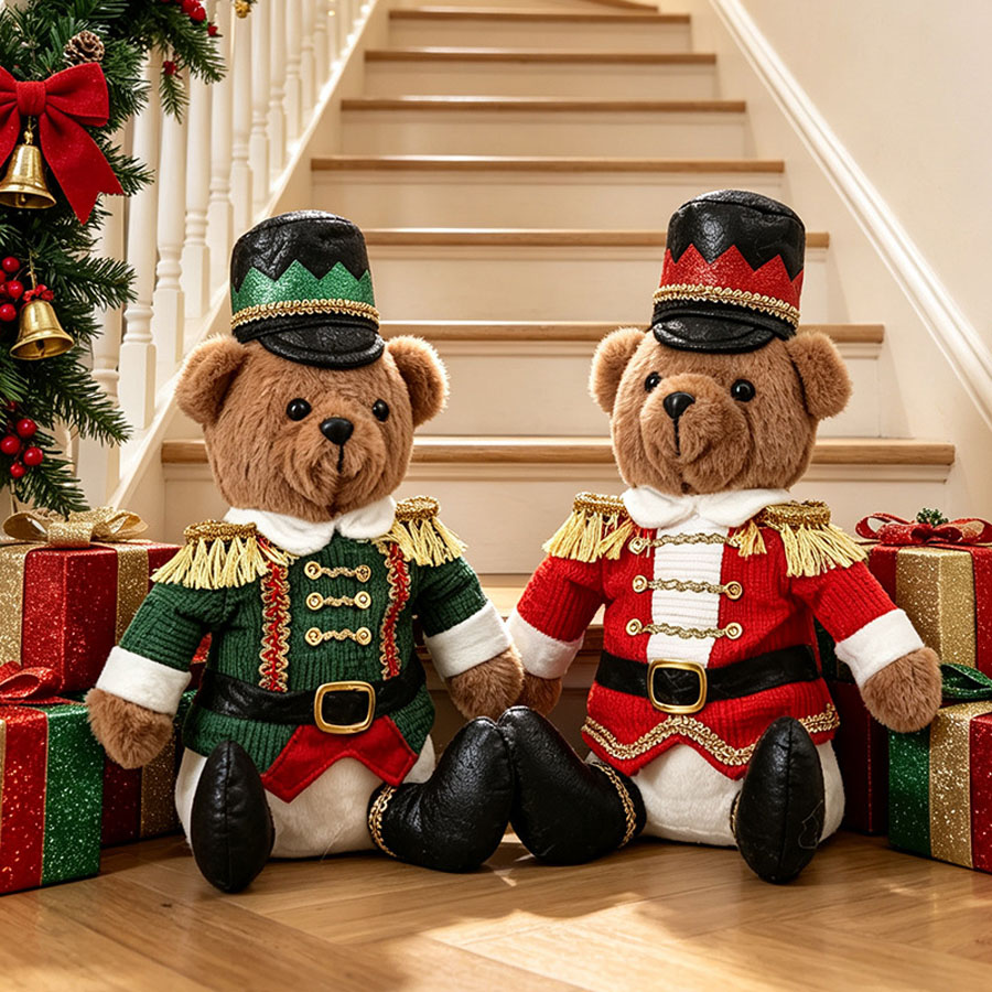 Noel Askeri Ayı Bebek, Oturan  - Nutcracker Figurine incelemesi ve fiyatı