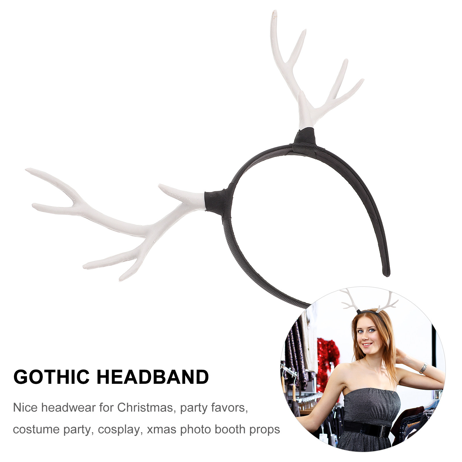 1 Adet Sevimli Geyik Boynuzu Ş - Reindeer Antlers Headband incelemesi ve fiyatı