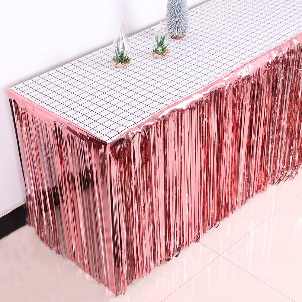 Masa Etek Folyo Saçak Perdeler - Tinsel Garland Decoration incelemesi ve fiyatı